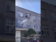 Système de drones de nettoyage par câble de nettoyage de murs de 100 m de haut