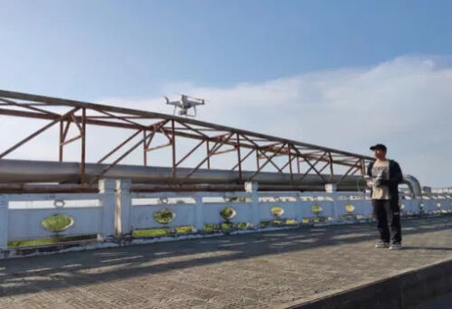 Dernières nouvelles de l'entreprise Mode "pied de fer + drone", science et technologie conduisent à un contrôle précis de l'eau
