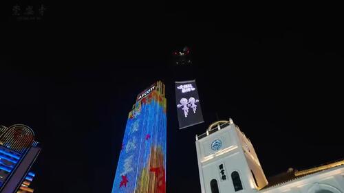 Dernières nouvelles de l'entreprise Le drone captif MYUAV brille en Scottish Premier League ! Le temple Wuxi Chong'an a été accompagné par le vol tout au long du match.