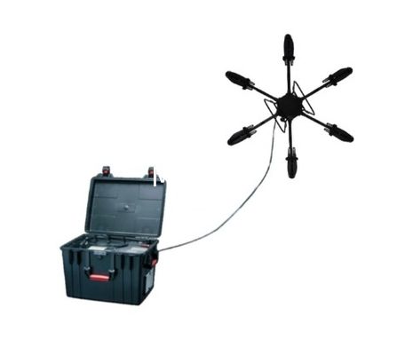 Le Myuav 50kg est un drone relié alimenté par la centrale électrique Tether