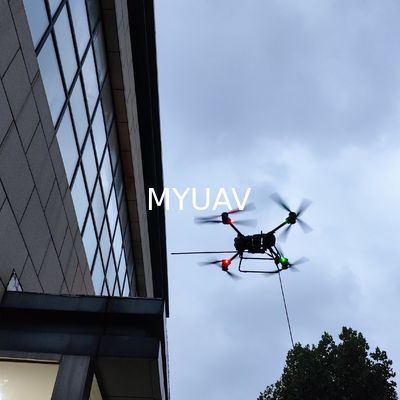 DJI FlyCart 30 50m de haut Nettoyage de bâtiment Système de drone attaché