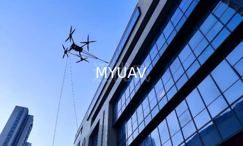 DJI FlyCart 30 120m de haut Nettoyage de bâtiment Système de drone attaché
